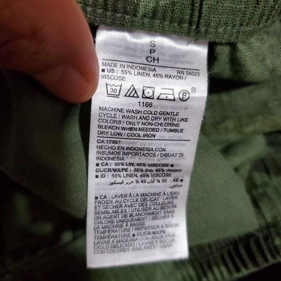 Old Navy Women’s Camo High-Waisted Printed Linen-Blend Shorts- Size Small - Picture 11 of 12